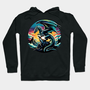 Dragon On Cliff Hoodie